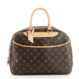 Louis Vuitton Deauville Handbag Monogram Canvas