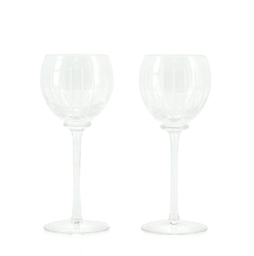 Hermes Fanfare Wine Glasses Set Crystal