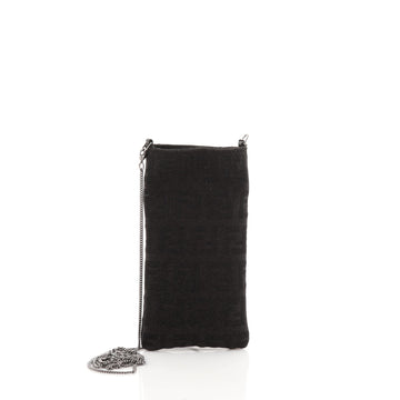 Fendi Cellular Chain Pochette Zucchino Canvas