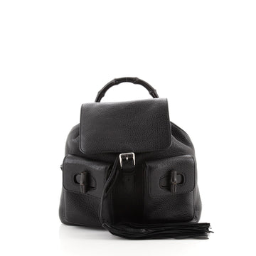 Gucci Bamboo Tassel Backpack Leather Medium