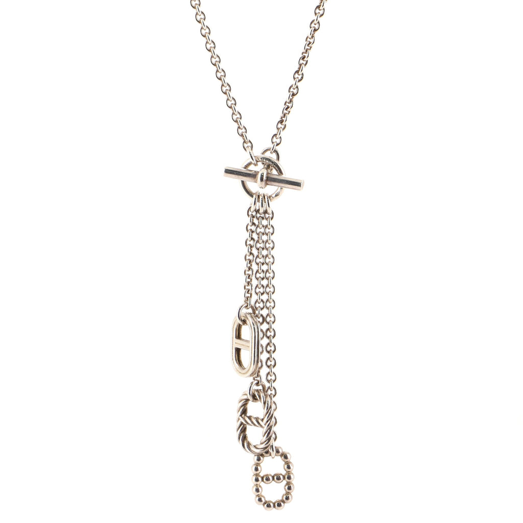 Hermes Chaine D'Ancre Silver 925 No Stone Men,Women Fashion Pendant Necklace  (Silver) | eLADY Globazone