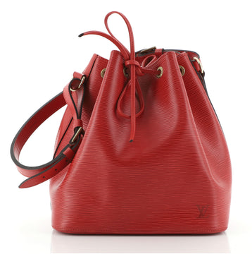 Louis Vuitton Petit Noe Handbag Epi Leather