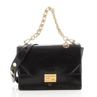 Fendi Kan U Shoulder Bag Leather Medium