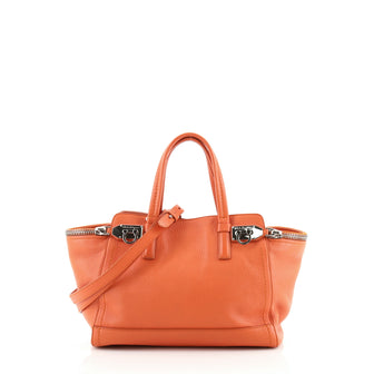 Salvatore Ferragamo Verve Tote Leather Small