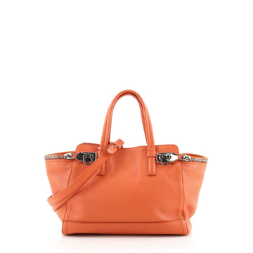 Salvatore Ferragamo Verve Tote Leather Small