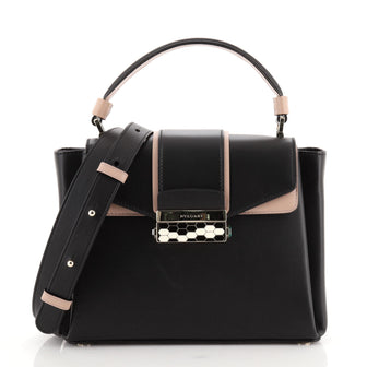 Bvlgari Serpenti Viper Top Handle Leather