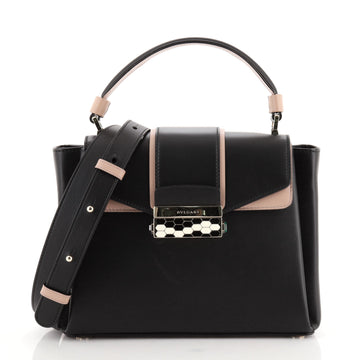 Bvlgari Serpenti Viper Top Handle Leather