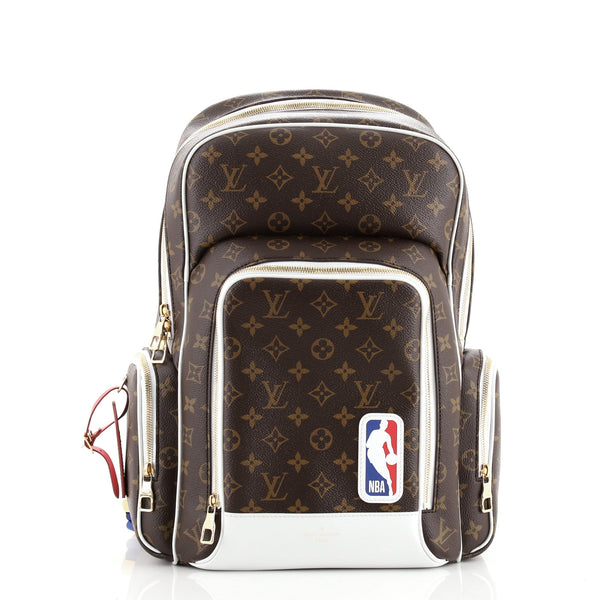 Leather small bag Louis Vuitton X NBA Brown in Leather - 23717149