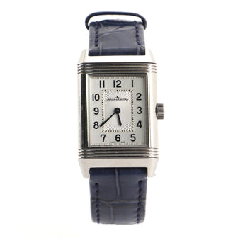 Jaeger-LeCoultre Reverso Classic Manual Watch Stainless Steel and Alligator Small
