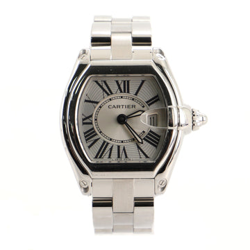 Cartier Roadster Quartz Watch Stainless Steel 30