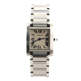 Cartier Tank Francaise Quartz Watch Stainless Steel 20