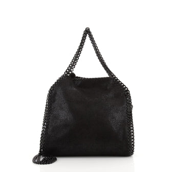 Stella McCartney Falabella Fold Over Crossbody Bag Shaggy Deer Mini