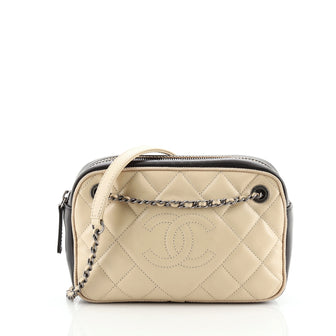 Chanel Ballerine Camera Case Bag Quilted Calfskin Medium