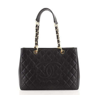 Chanel Grand Shopping Tote Quilted Caviar