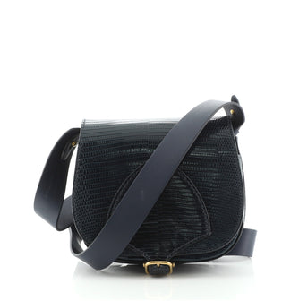 Burberry Bridle Satchel Crossbody Bag Lizard Mini