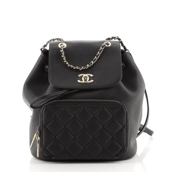 Chanel Business Affinity Backpack Caviar Small