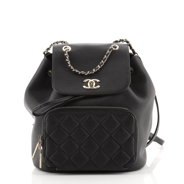 Chanel Business Affinity Backpack Caviar Small