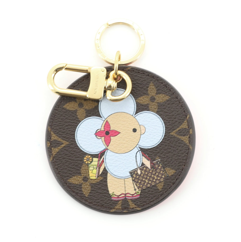 Louis Vuitton Illustre Bag Charm and Key Holder Limited Edition Vivienne  Holiday Monogram Canvas Brown 70759113
