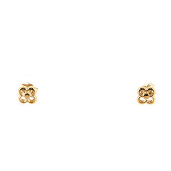 Louis Vuitton Flower Full Earrings Brass
