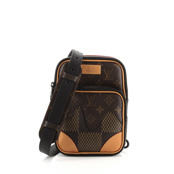 Louis Vuitton Nigo Amazone Sling Bag Limited Edition Giant Damier and Monogram Canvas