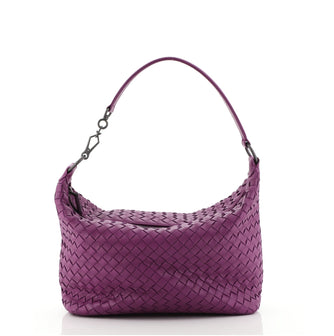 Bottega Veneta Zip Hobo Intrecciato Nappa Small