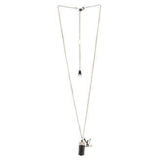 Louis Vuitton Collier Charms Necklace Metal with Monogram Eclipse