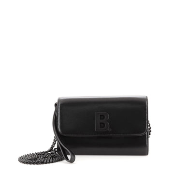 Balenciaga B. Wallet on Chain Leather