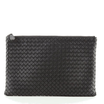 Bottega Veneta Zip Pouch Intrecciato Nappa XL