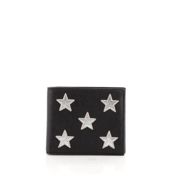 Saint Laurent Stars Bifold Wallet Leather