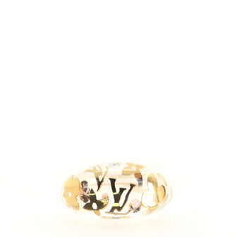 Louis Vuitton Inclusion Ring Resin with Crystals