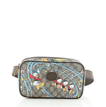 Gucci Disney Donald Duck Belt Bag Printed GG Coated Canvas