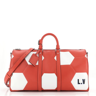 Louis Vuitton Keepall Bandouliere Bag Limited Edition FIFA World Cup Epi Leather 50