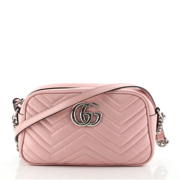 Gucci GG Marmont Shoulder Bag Matelasse Leather Small