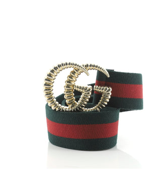 Gucci GG Torchon Web Belt Canvas Wide
