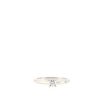 Cartier Solitaire 1895 Ring Platinum with RBC Diamond E/VS2 0.18CT