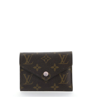 Louis Vuitton Compact Victorine Wallet Monogram Canvas