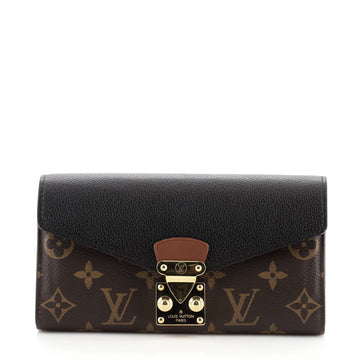 Louis Vuitton Pallas Wallet Monogram Canvas and Calfskin