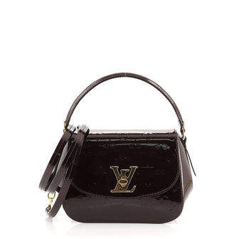 Louis Vuitton Pasadena Handbag Monogram Vernis