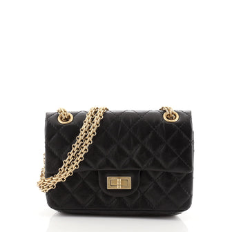Chanel Reissue 2.55 Flap Bag Quilted Aged Calfskin Mini