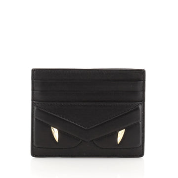 Fendi Monster Card Holder Leather