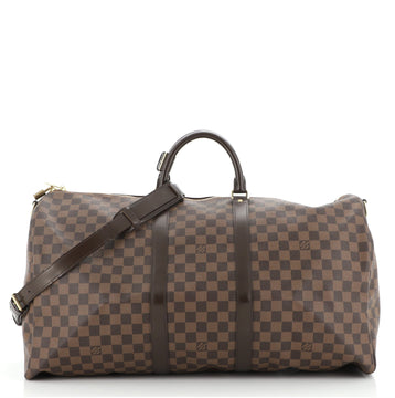 Louis Vuitton Keepall Bandouliere Bag Damier 55