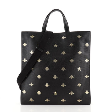 Gucci Convertible Soft Open Tote Printed Leather Tall