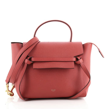 Celine Belt Bag Textured Leather Micro