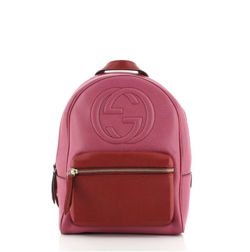 Gucci Soho Chain Backpack Leather