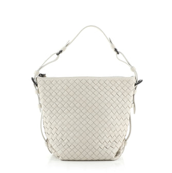 Bottega Veneta Zip Bucket Tote Intrecciato Nappa Small