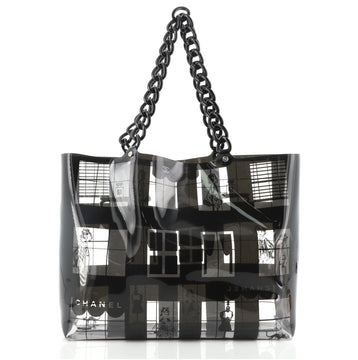 Chanel Coco Window Tote Printed Vinyl Large