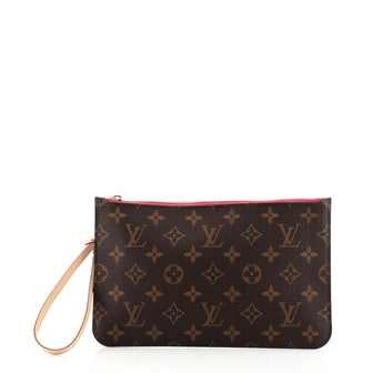 Louis Vuitton Neverfull Pochette Monogram Canvas Large