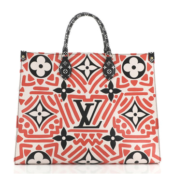 Louis Vuitton OnTheGo Tote Limited Edition Crafty Monogram Giant GM