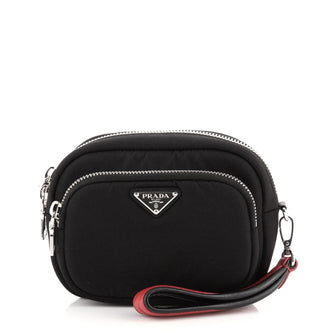 Prada Cargo Zip Pouch Nylon Small
