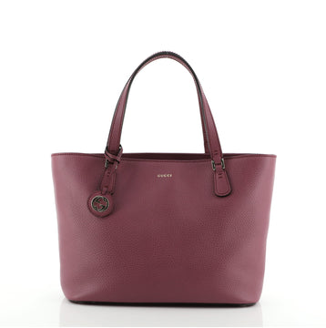 Gucci Lady Dollar Shopping Tote Leather Small
